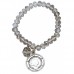 Zoetwaterparel armband met munt