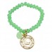 Zoetwaterparel armband met munt