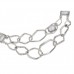 Goudkleurige en zilverkleurige collier