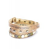 Omslag armband Love, Hope, Happiness