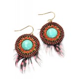Oorhangers met veren